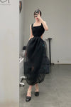 SWAYING/KNIT European Root Rotating Skirt SW23SS2L16 Black